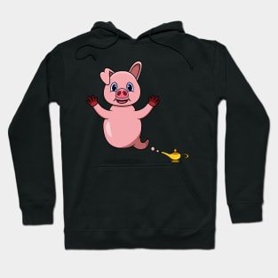 Cute Pig Ghost and Flying Hoodie